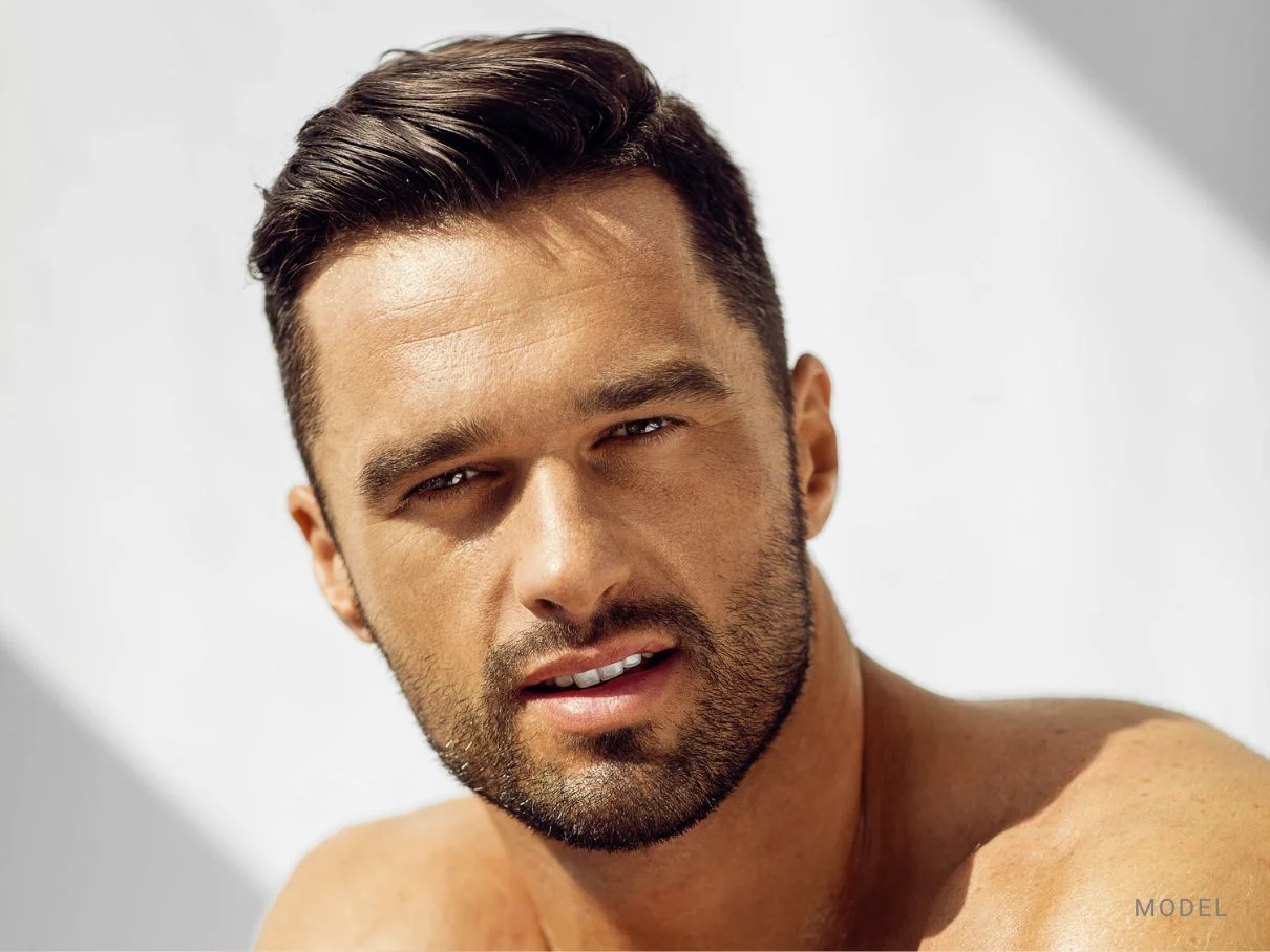 man with perfect hair